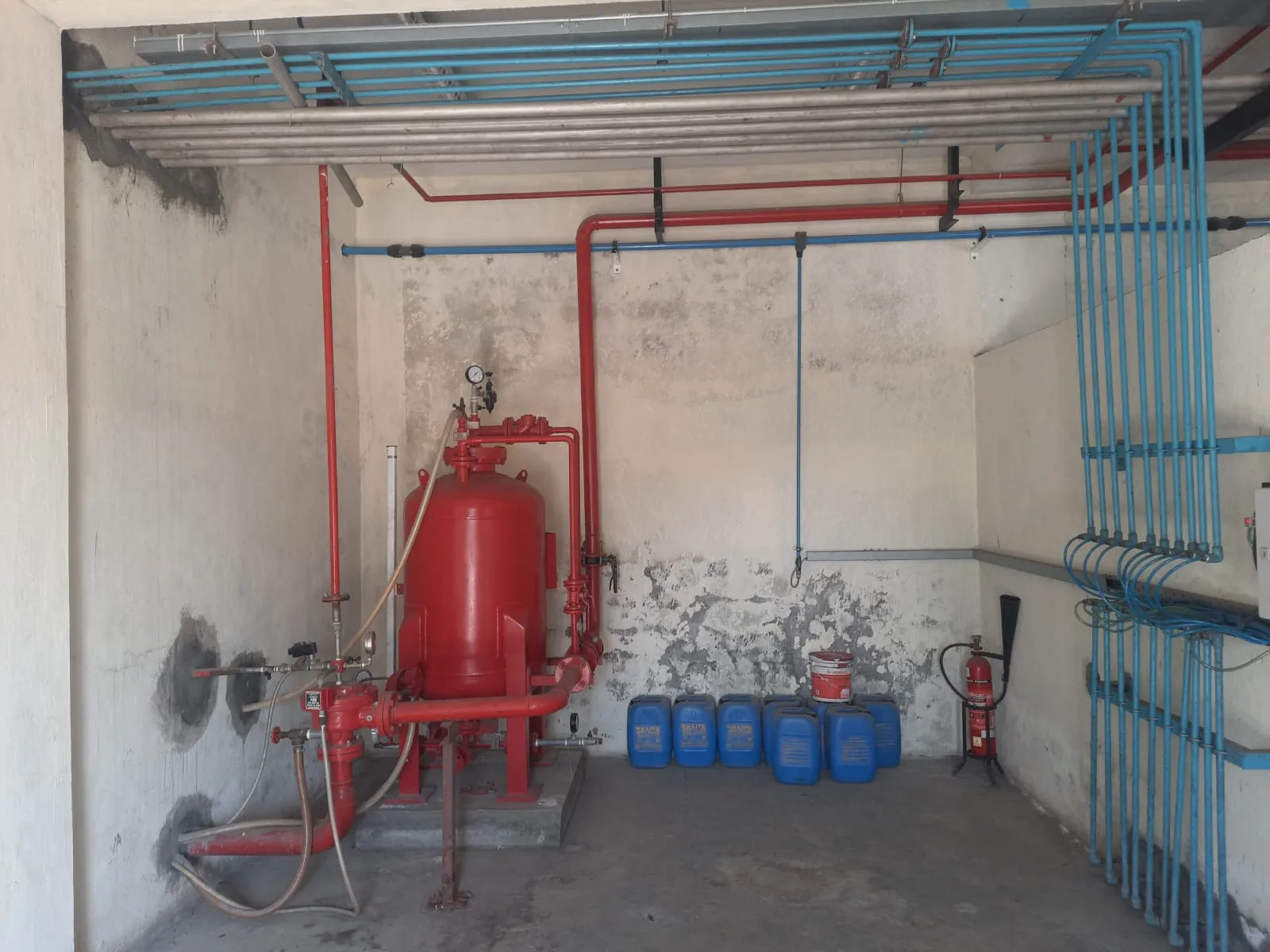 Fire protection and utility piping system
