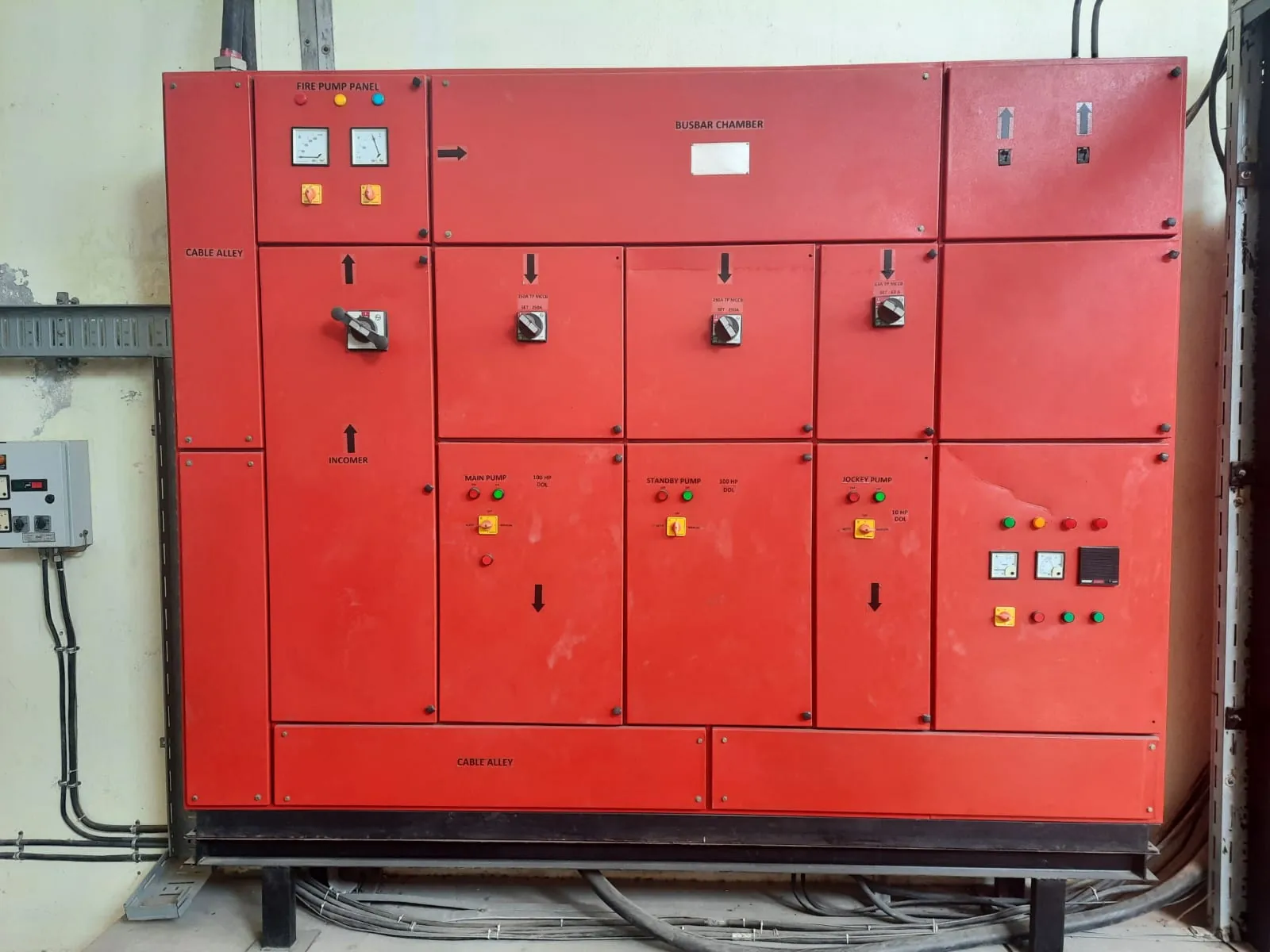 Fire pump control panel